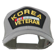 Korea Veteran Military Patched Mesh Back Cap