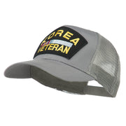 Korea Veteran Military Patched Mesh Back Cap