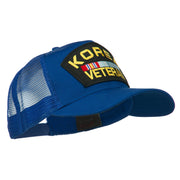 Korea Veteran Military Patched Mesh Back Cap