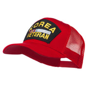 Korea Veteran Military Patched Mesh Back Cap