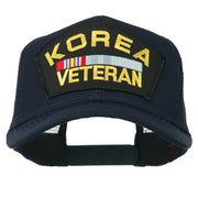 Korea Veteran Military Patched Mesh Back Cap