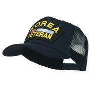 Korea Veteran Military Patched Mesh Back Cap