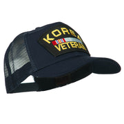 Korea Veteran Military Patched Mesh Back Cap