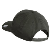 U.S. Marine Corps 2nd Marine Division Embroidered Solid Cotton Twill Pro Style Cap - Charcoal OSFM