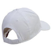 Twin Cherries Embroidered Low Profile Structured Cap - White OSFM