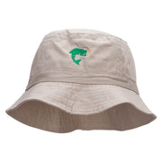 Hook Line and Fishy Embroidered Bucket Hat