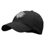 Skull Web Low Profile  Washed Cap - Black OSFM