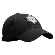 Skull Web Low Profile  Washed Cap - Black OSFM