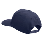 Licensed 101st Airborne Division Embroidered Solid Cotton Twill Pro Style Cap - Navy OSFM