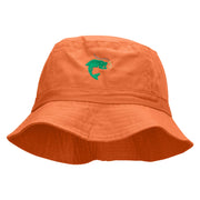 Hook Line and Fishy Embroidered Bucket Hat