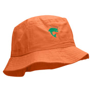 Hook Line and Fishy Embroidered Bucket Hat