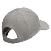 Twin Cherries Embroidered Low Profile Structured Cap - Grey OSFM