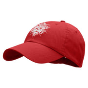 Skull Web Low Profile  Washed Cap - Red OSFM