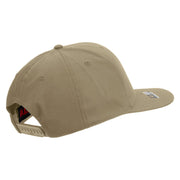 Licensed 101st Airborne Division Embroidered Solid Cotton Twill Pro Style Cap - Khaki OSFM