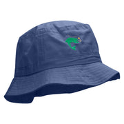 Hook Line and Fishy Embroidered Bucket Hat