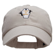 Trick or Treat Coffin Low Profile Washed Cap - Khaki OSFM