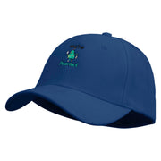 You're Pearfect Embroidered Stretch Heavy Weight Brushed Cotton Fitted Cap - Royal S-M