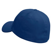 You're Pearfect Embroidered Stretch Heavy Weight Brushed Cotton Fitted Cap - Royal S-M