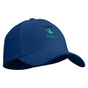 You're Pearfect Embroidered Stretch Heavy Weight Brushed Cotton Fitted Cap - Royal S-M