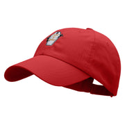 Trick or Treat Coffin Low Profile Washed Cap - Red OSFM