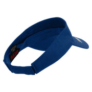 Licensed Licensed Star US Army Embroidered Cotton Twill Sun Visor - Royal OSFM