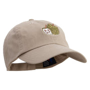 Cherimoya Embroidered Low Profile Dyed Cotton Twill Cap - Khaki OSFM