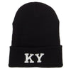 KY Kentucky State Embroidered Long Beanie