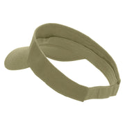 Licensed 1st Special Forces Command Embroidered Cotton Twill Sun Visor - Khaki OSFM