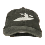 Sports Kayak Embroidered Washed Dyed Cap