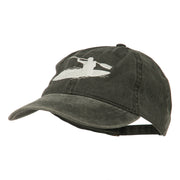 Sports Kayak Embroidered Washed Dyed Cap