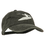 Sports Kayak Embroidered Washed Dyed Cap