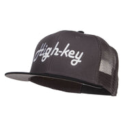 High Key Embroidered Premium Mesh Snapback