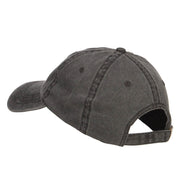 Mini Monkey Embroidered Washed Cap