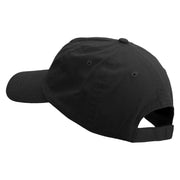 Cherimoya Embroidered Low Profile Dyed Cotton Twill Cap - Black OSFM