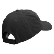 Cherimoya Embroidered Low Profile Dyed Cotton Twill Cap - Black OSFM