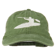 Sports Kayak Embroidered Washed Dyed Cap