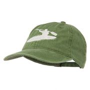 Sports Kayak Embroidered Washed Dyed Cap