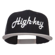 High Key Embroidered Premium Mesh Snapback