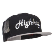 High Key Embroidered Premium Mesh Snapback