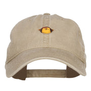 Mini Monkey Embroidered Washed Cap