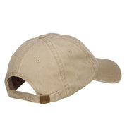 Mini Monkey Embroidered Washed Cap