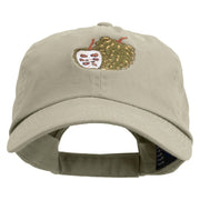 Cherimoya Embroidered Low Profile Dyed Cotton Twill Cap - Putty OSFM