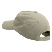 Cherimoya Embroidered Low Profile Dyed Cotton Twill Cap - Putty OSFM