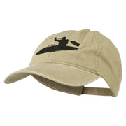 Sports Kayak Embroidered Washed Dyed Cap