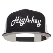 High Key Embroidered Premium Mesh Snapback