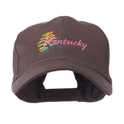 USA State Flower Kentucky Goldenrod Embroidered Cap