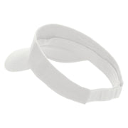 Licensed 1st Special Forces Command Embroidered Cotton Twill Sun Visor - White OSFM