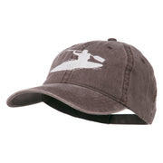 Sports Kayak Embroidered Washed Dyed Cap