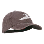 Sports Kayak Embroidered Washed Dyed Cap