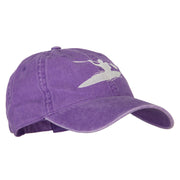 Sports Kayak Embroidered Washed Dyed Cap